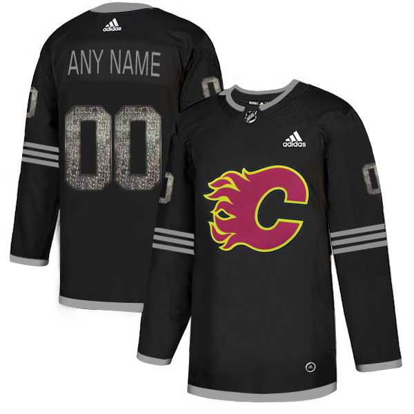 Customized Men's Flames Any Name & Number Black Shadow Logo Print Adidas Jersey,We sell and wholesale Customized Men's Flames Any Name & Number Black Shadow Logo Print Adidas Jersey on line form chian!